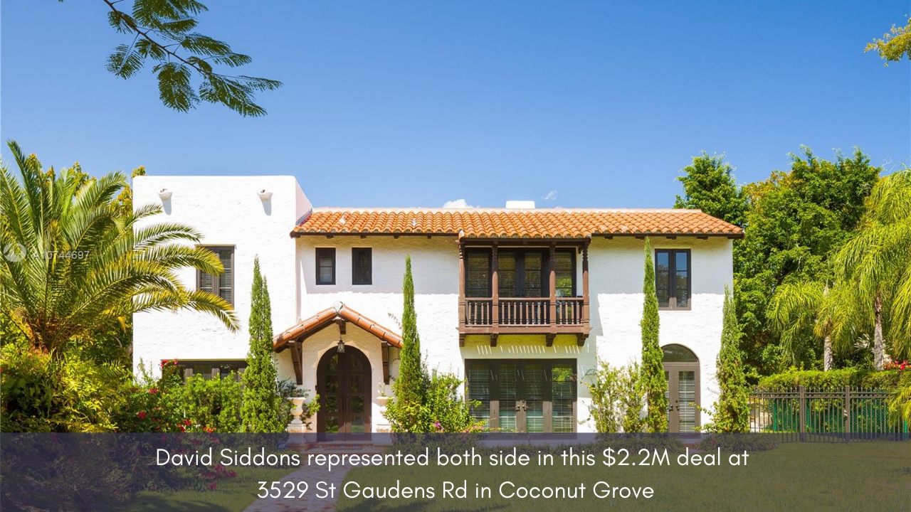 The David Siddons Group | The Best Coconut Grove Realtor