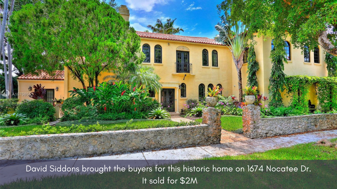 The David Siddons Group | The Best Coconut Grove Realtor