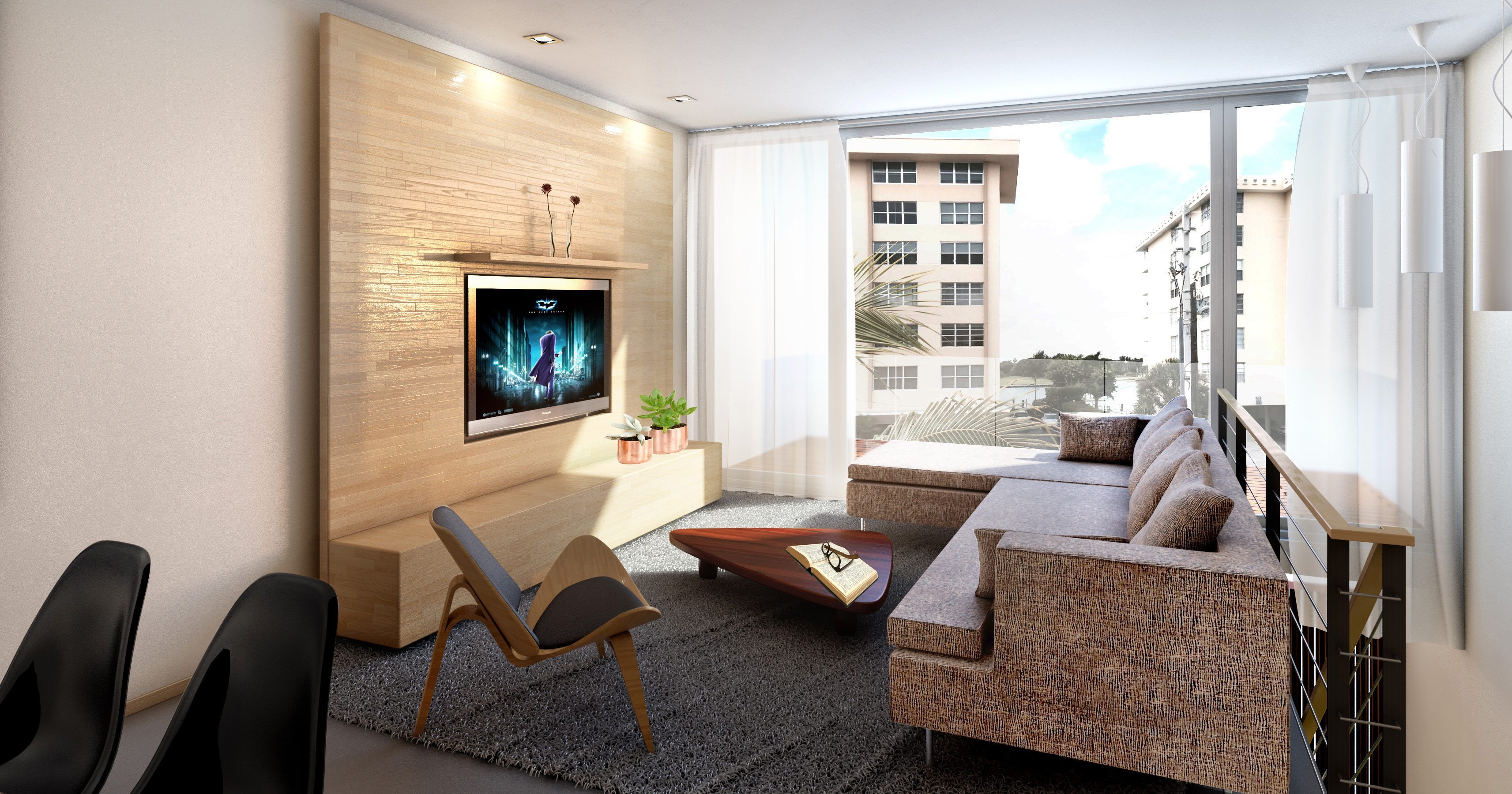 05-Living 9201 West Townhomes on the Bay Harbor Islands in Miami