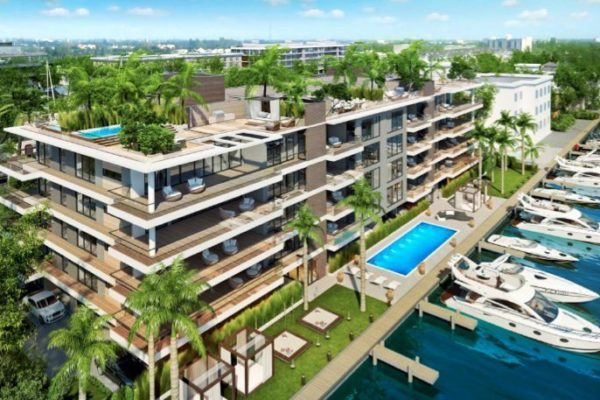 Aqualina with boatslips Aqualuna Las Olas - 16 Luxury Waterfront Residences