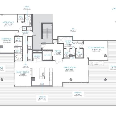 Aquablu Las Olas – 35 Waterfront Luxury Residences Floor Plans