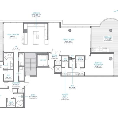 Aquablu Las Olas – 35 Waterfront Luxury Residences Floor Plans