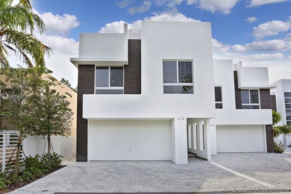 The New Breed of Coconut Grove Townhomes for Sale to Compete with the Single Family Homes under $1.5M