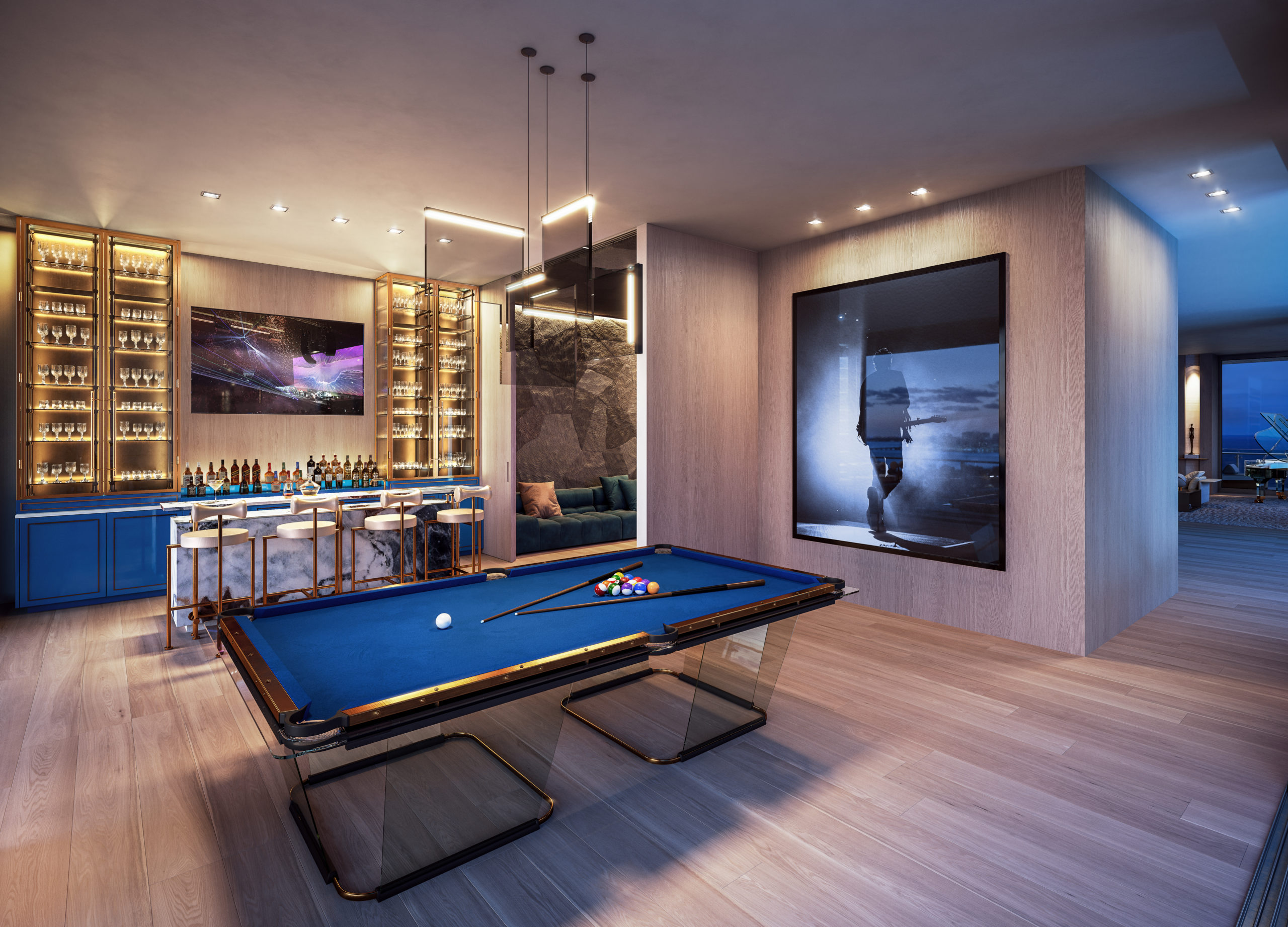 Rendering of the Penthouse at 57 ocean Miami Beach