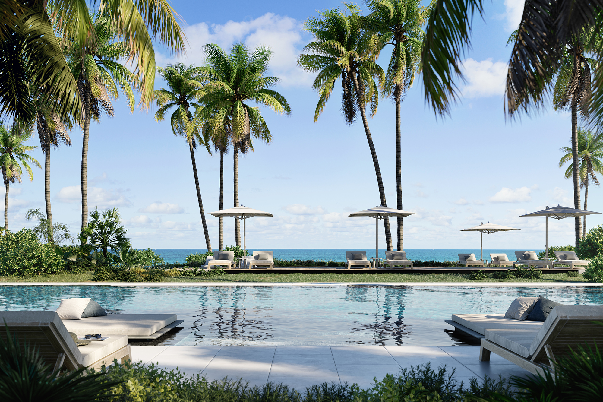 Pool to Ocean view