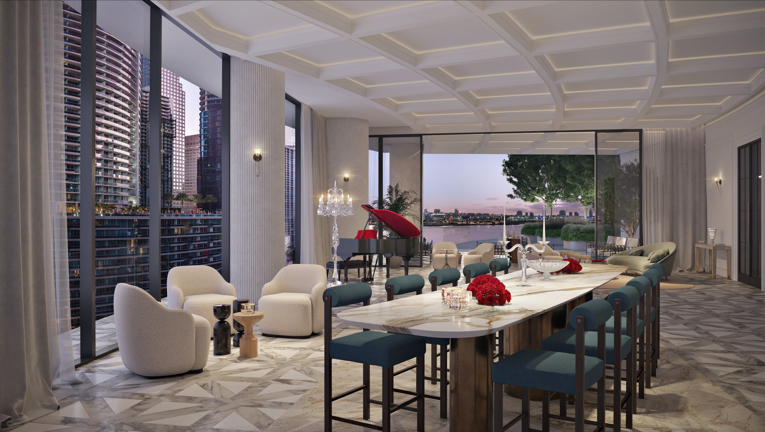 Looking for a Miami Penthouse? Check out these New Construction Penthouses! The Penthouses at Baccarat in Brickell