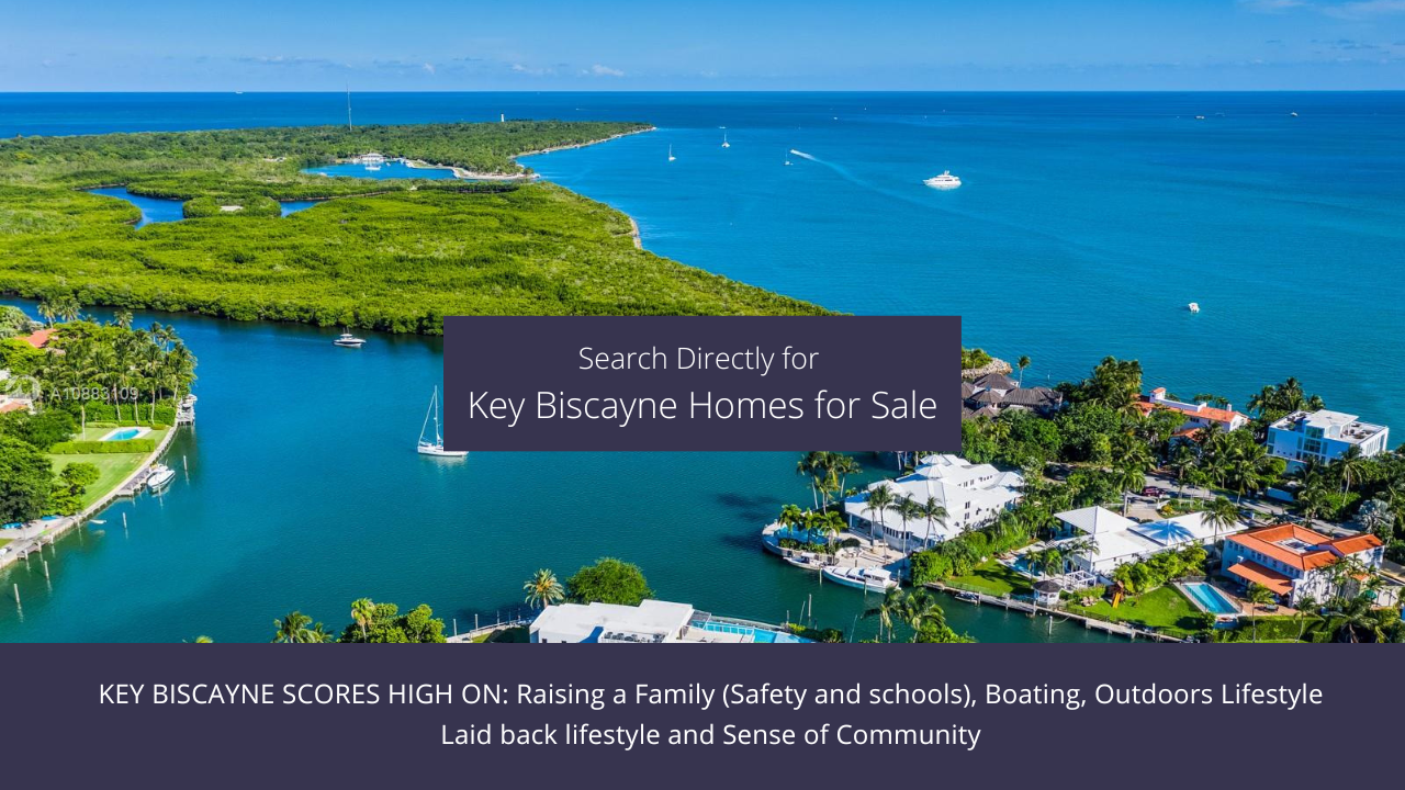 Key Biscayne is one of the best places in Miami for Families, country club experience and the waterfront properties
