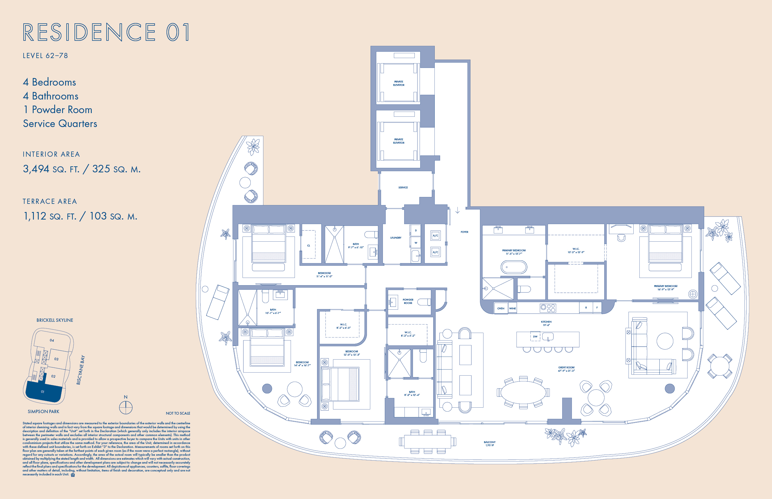 The Floor plans of Cipriani Residences Brickell The Floor plans of Cipriani Residences Brickell