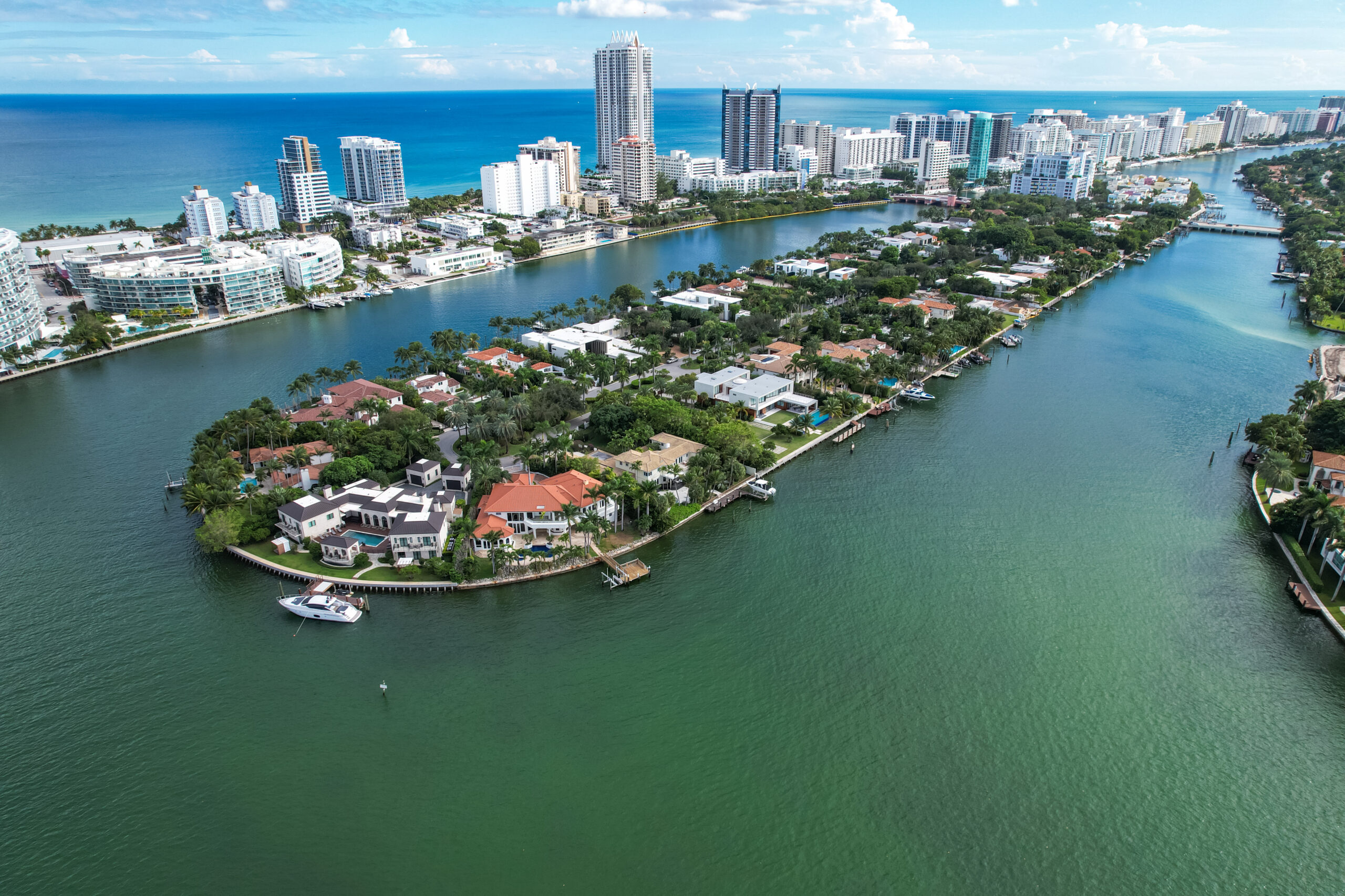 Allison Island in Miami Beach
