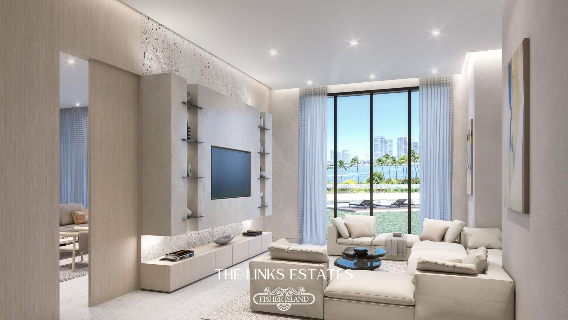 Links Estates Fisher Island. 12 Custom luxury Estate homes on Fisher Island