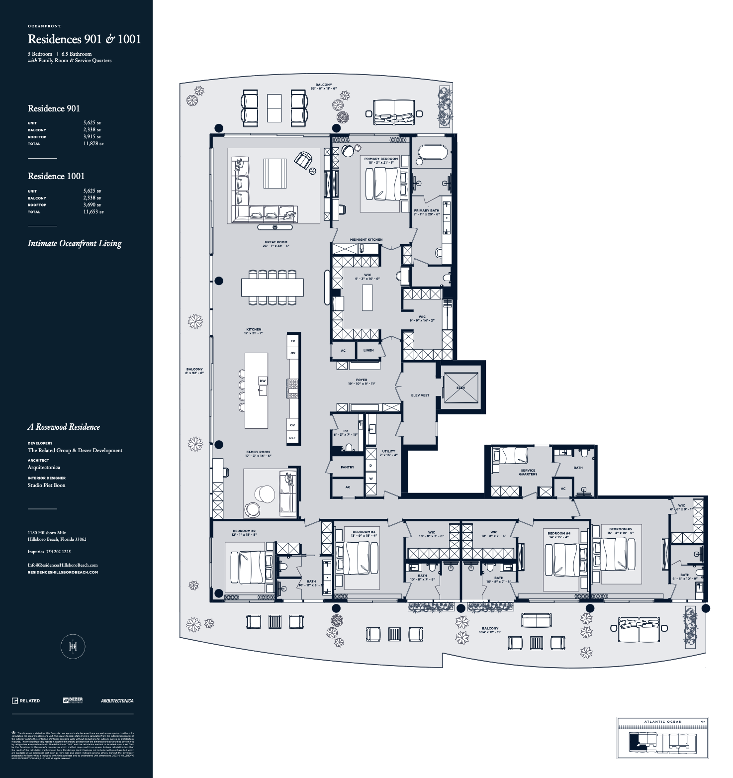 Rosewood Residences Hillsboro Beach | Our Independent Review with Rosewood residents Hillsboro Beach floor plans