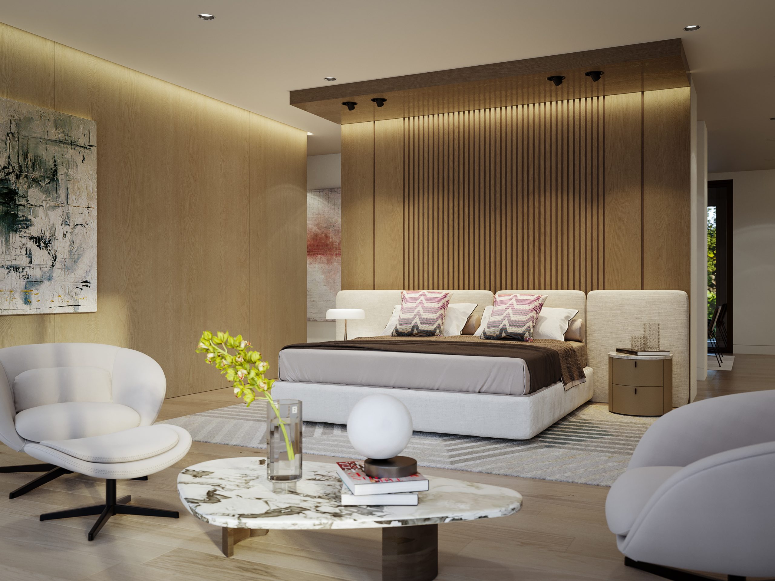 Ter House - Second Floor - Master Bedroom_view 01_